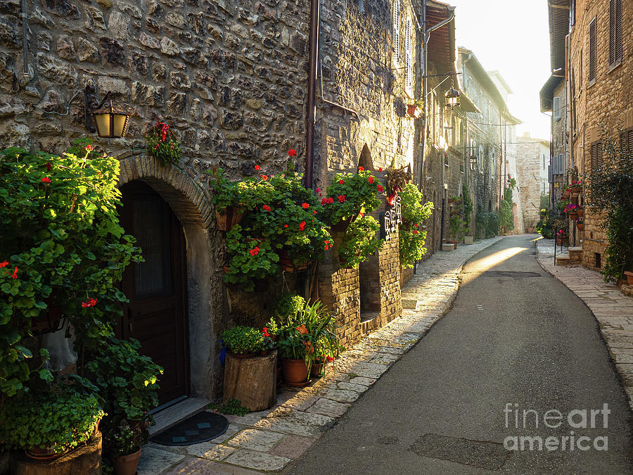 Evening in Assisi Photograph by Christopher Wentworth Evening in Assisi Photograph by Christopher Wentworth