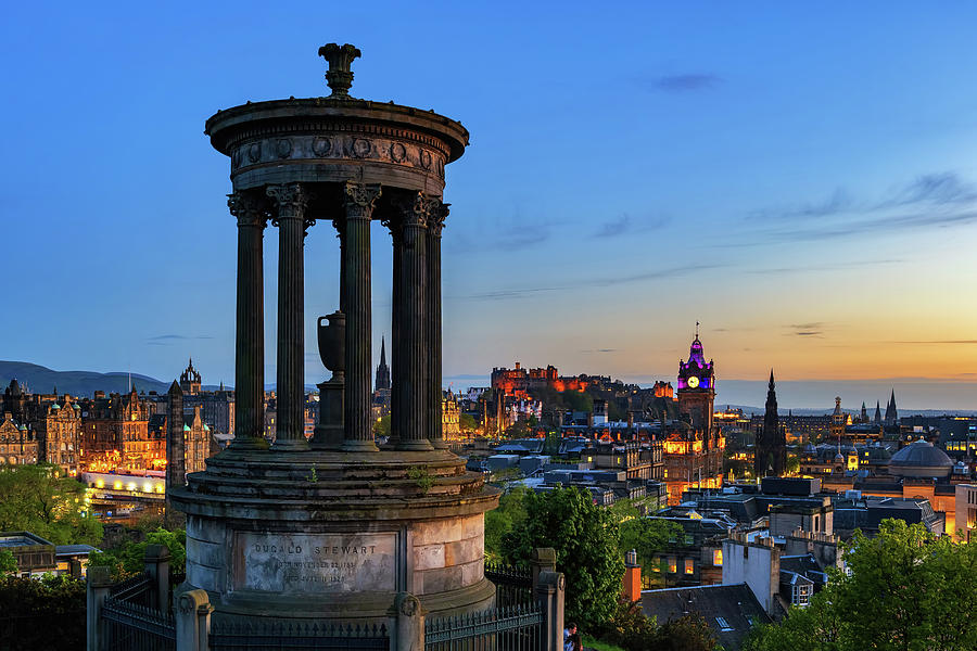 Evening In Edinburgh, Scotland Photograph by Artur Bogacki