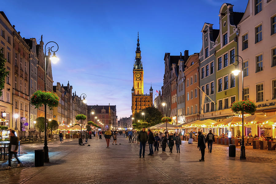 Evening In Old Town Of Gdansk Photograph by Artur Bogacki