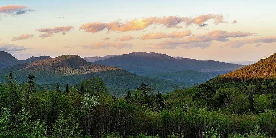 Evening in the Pemigewasset Photograph by William Dickman