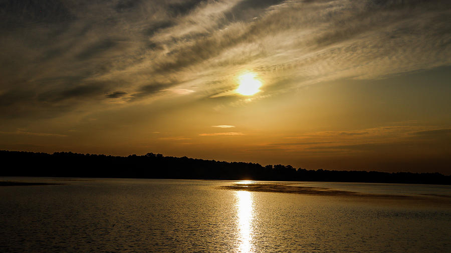 Evening Lake Sun Respite Photograph by Ed Williams