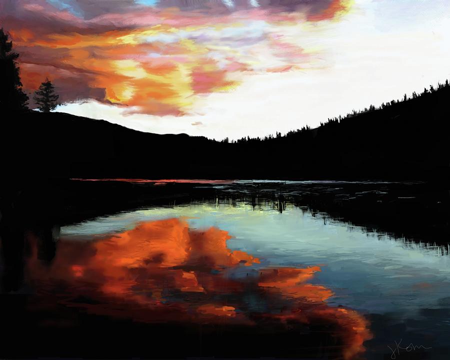Evening Lakeside by Jennifer Kohr Evening Lakeside by Jennifer Kohr
