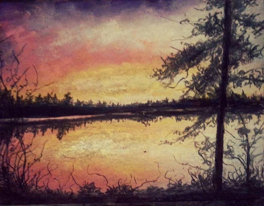Evening Light Painting by Jen Shearer