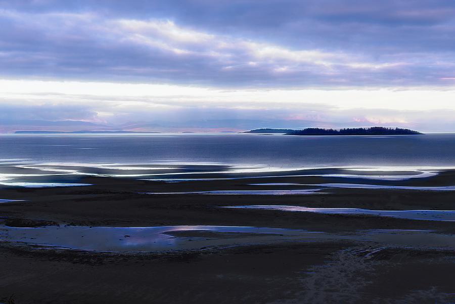 Evening Low Tide Stylized Photograph by Allan Van Gasbeck