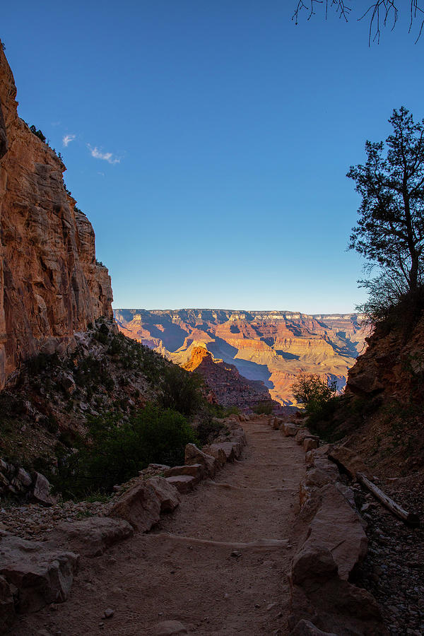 Evening On Bright Angel Trail Photograph