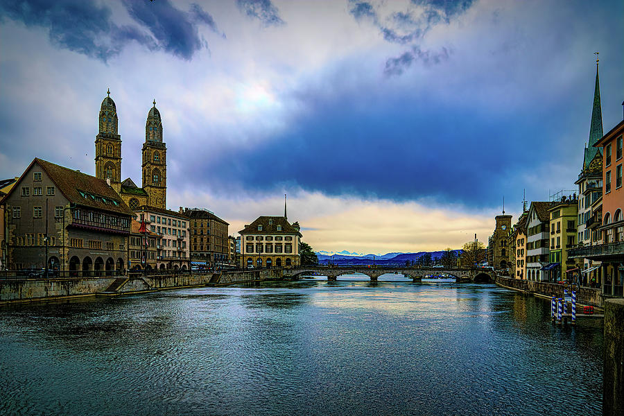 Evening On The Limmat Photograph