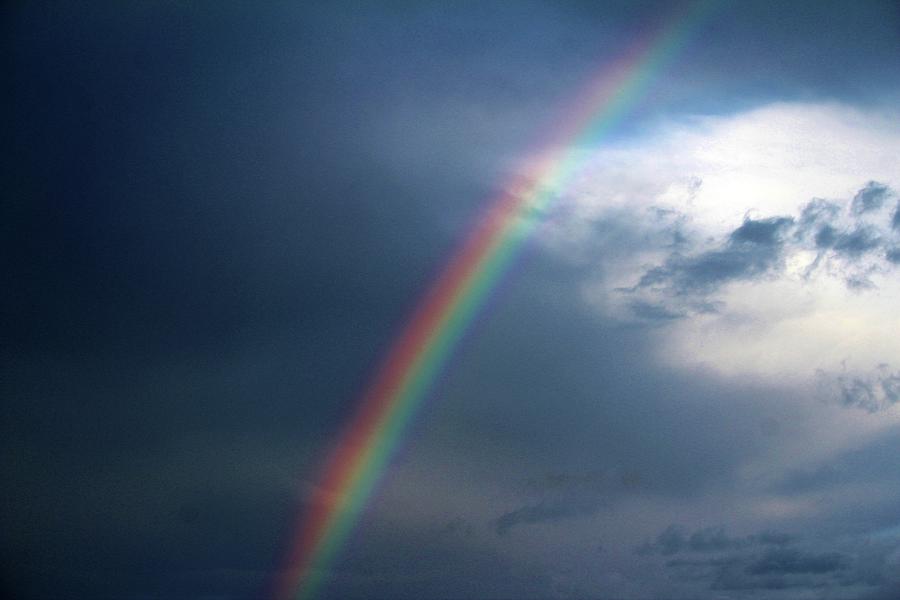 Evening Rainbow Photograph by Cynthia Guinn