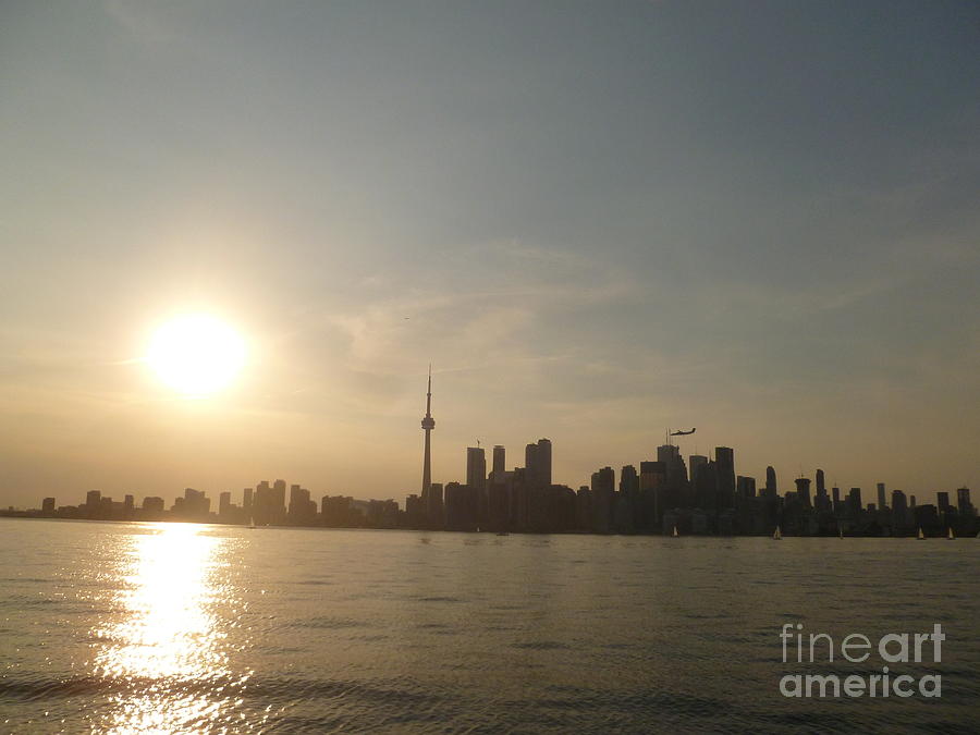 Evening Return Flight to Toronto Photograph by Lingfai Leung