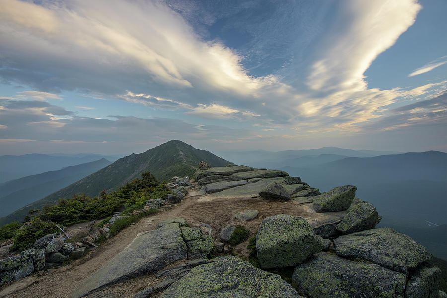 Evening Ridgeline Clouds Photograph by White Mountain Images
