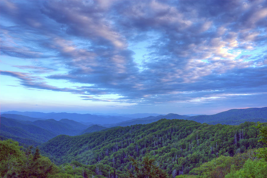 Evening Sky - Great Smoky Mountains Photograph by Nikolyn McDonald