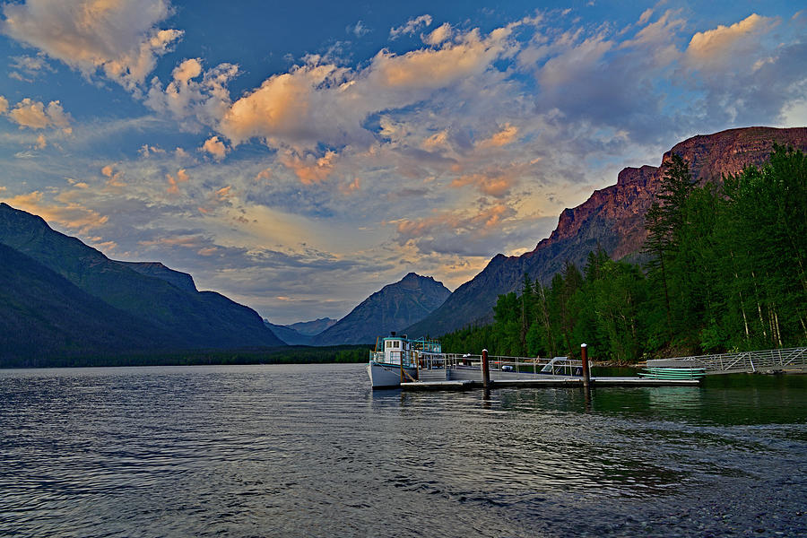 Evening Sky over Lake McDonald - Glacier National Park Photograph by Amazing Action Photo Video