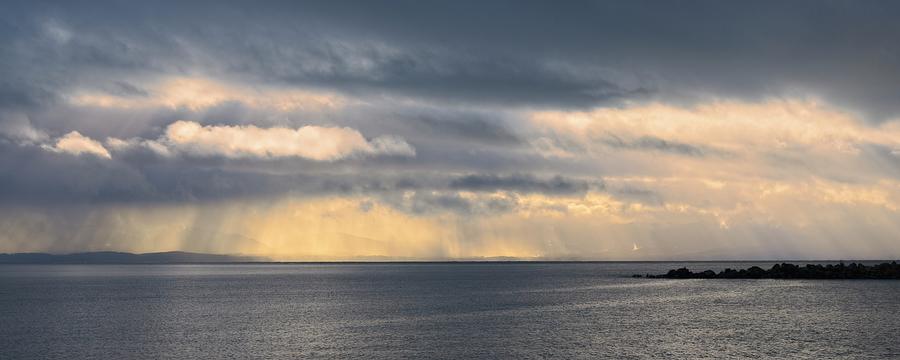 Evening Storm On Juan De Fuca Strait Photograph