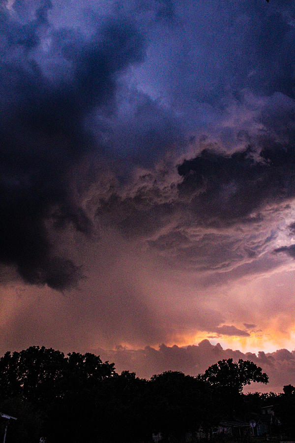 Evening Texas Thunderstorm Photograph by W Craig Photography