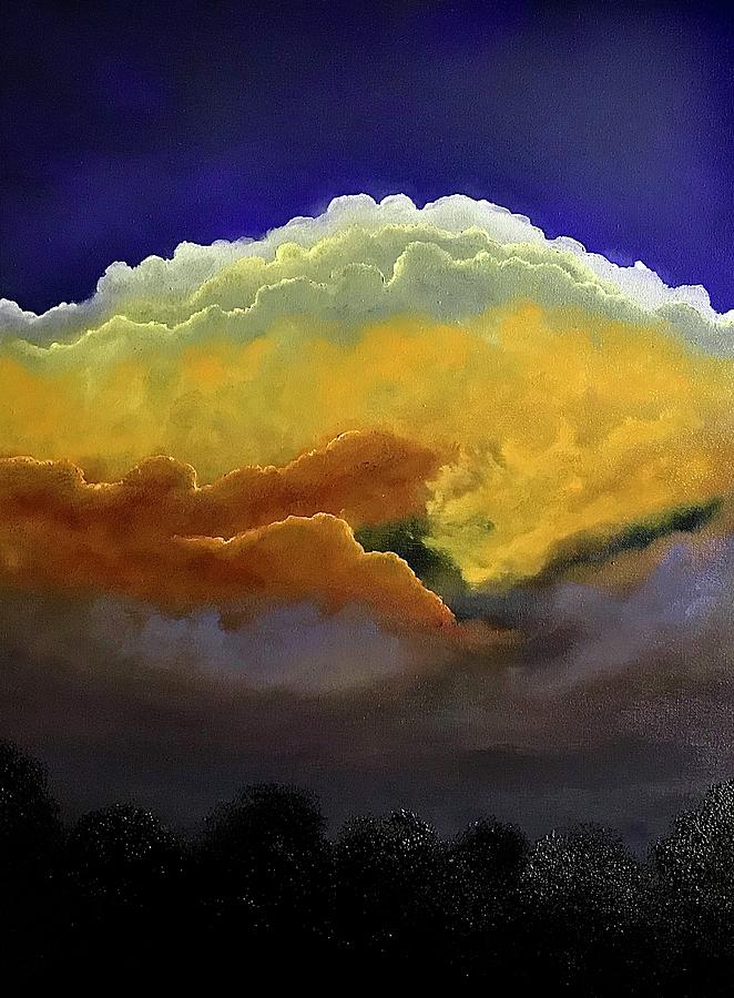 Evening thunderstorm  Painting by Willy Proctor