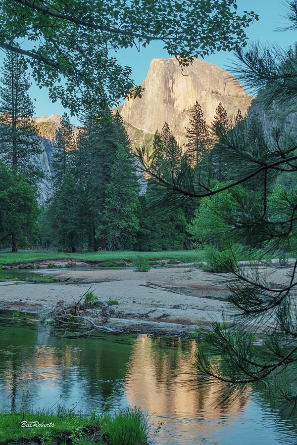 Evening View of Half Dome Photograph by Bill Roberts
