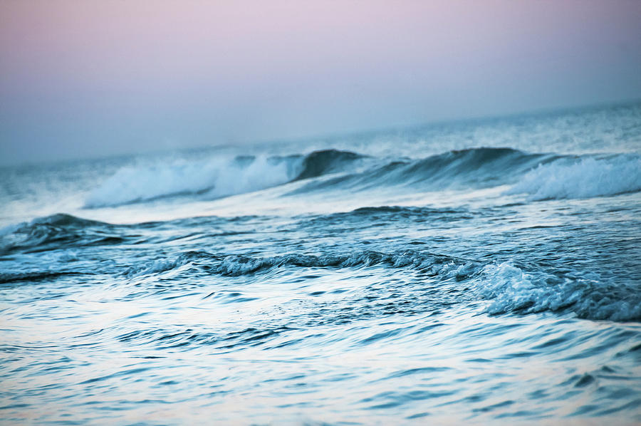 Evening Waves Photograph by Naomi Maya