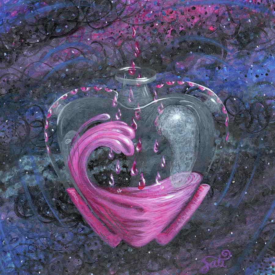 Ever Replenished Heart Painting by Shelley Irish