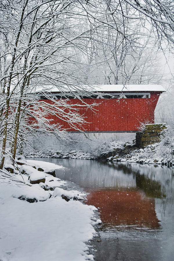 Cuyahoga Valley National Park Photograph - Everett Covered Bridge by April Lu
