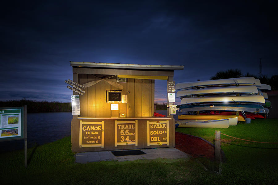 Everglades Canoe Outpost Photograph by Mark Andrew Thomas