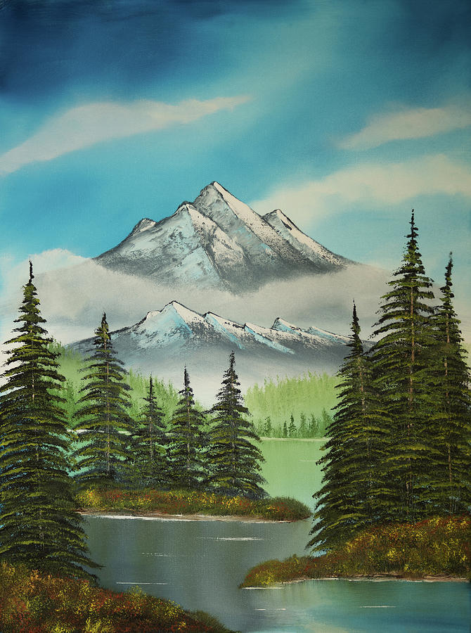 Evergreen Cove Painting by Jamie Pattison