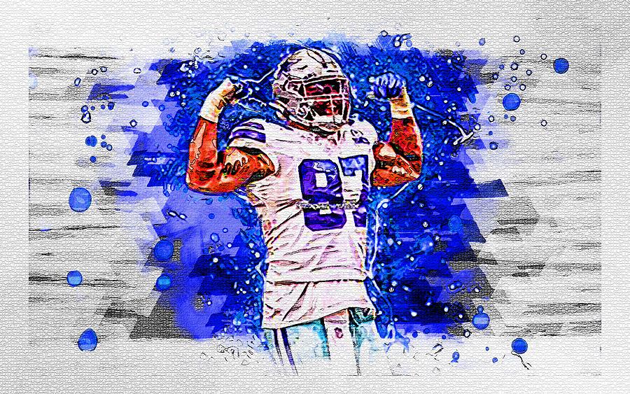 Everson Griffen Defensive End Dallas Cowboys American Football Nfl ...