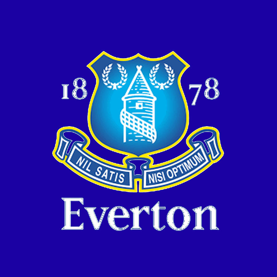 Everton FC, , paint art, logo, creative, English football team, Premier  League, emblem, blue background, grunge style, Liverpool, England, football  for with resolution . High Quality HD wallpaper | Pxfuel