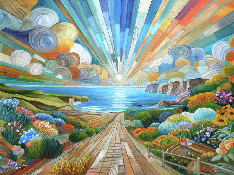 Every Day Breaks Painting by Angeles M Pomata Every Day Breaks Painting by Angeles M Pomata