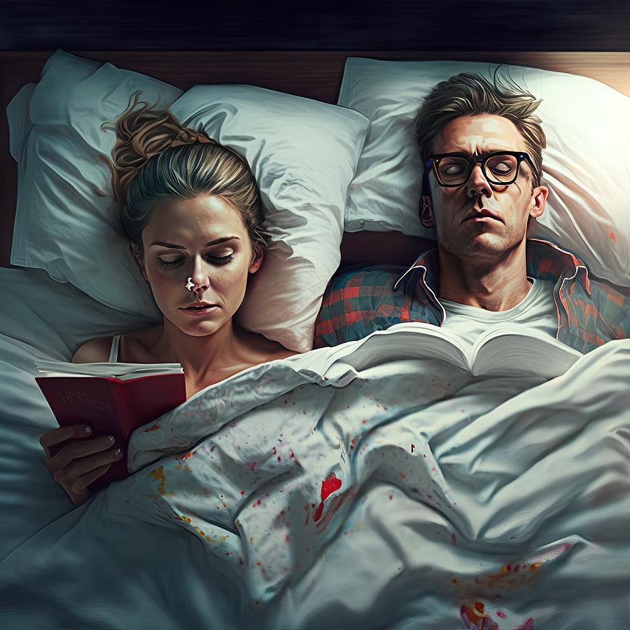 Book Digital Art - Everyday life in marriage by My Head Cinema