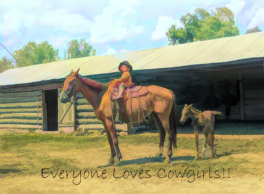 Everyone Loves Cowgirls 2 Photograph by Arthur Rothstein