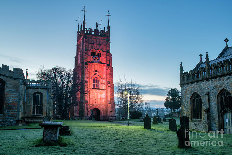 Evesham Bell Tower at Dawn Photograph by Tim Gainey