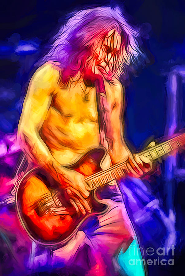 EVH glow Digital Art by Ray Brown - Fine Art America