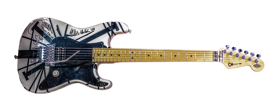 Evh Guitar From Hard Rock Cafe Cincinnati Ohio Eddie Van Halen Photograph