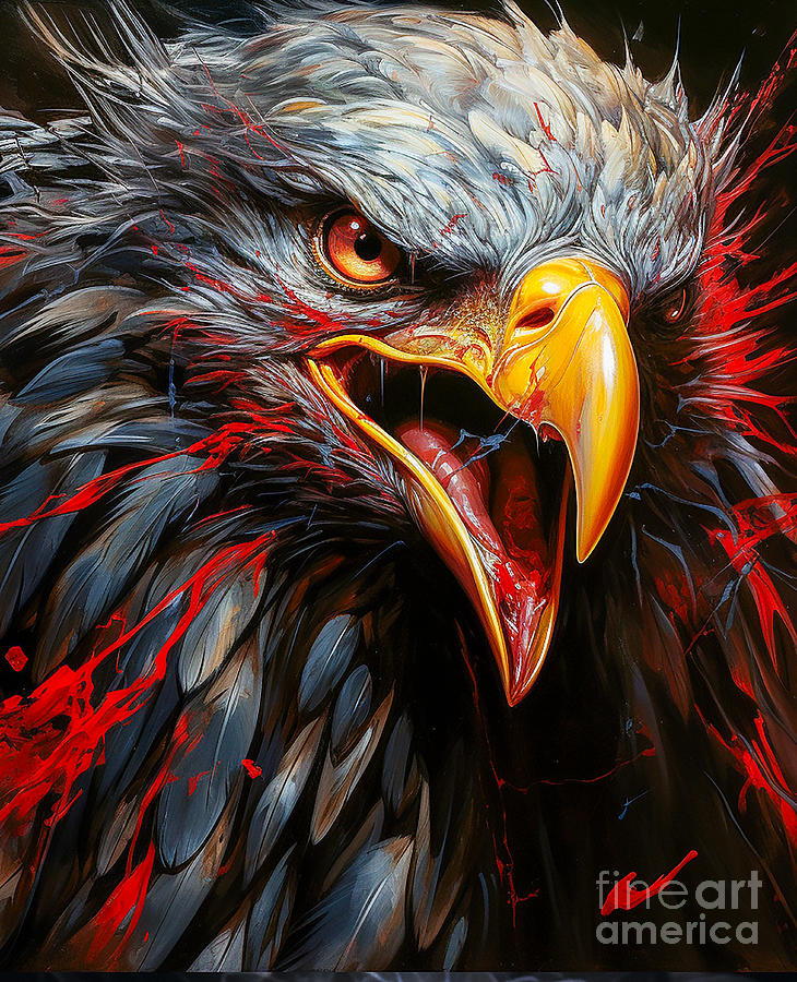 Evil Eagle Photograph by Jim Chamberlain - Fine Art America