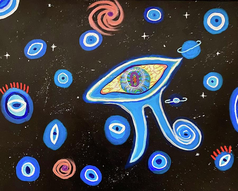 Evil Eye Painting By Vanel Louidor - Fine Art America