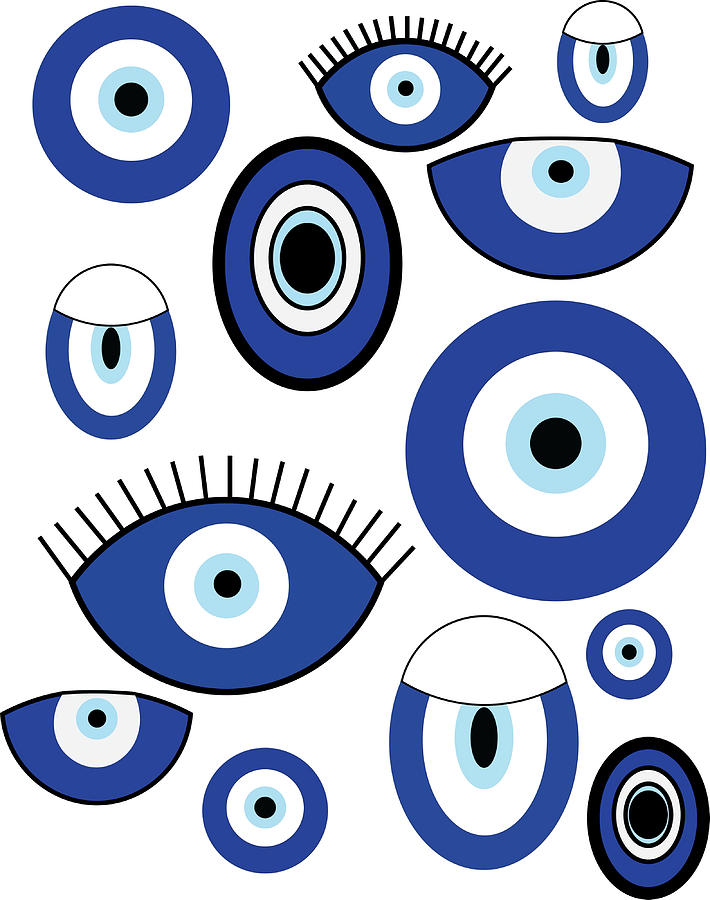 Evil eyes Painting by Charles Walsh | Fine Art America