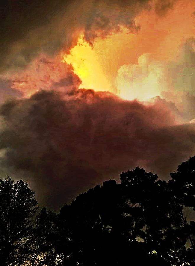 Evil in the Sky Photograph by Tambra Nicole Kendall