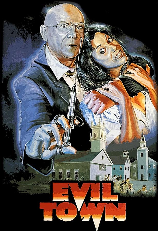 Movie Digital Art - Evil Town Poster by Joshua Williams