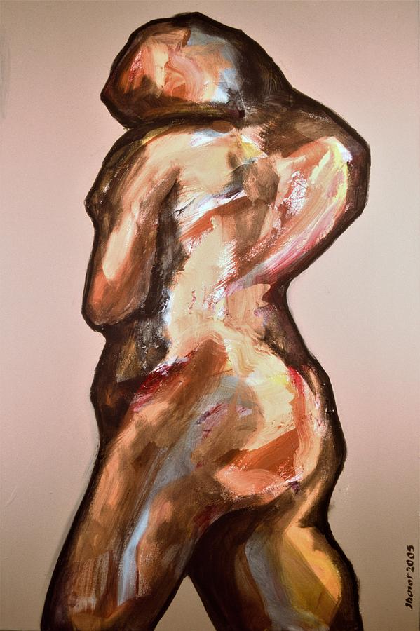 Tan Painting - Evolution 4 by Keith Theriot
