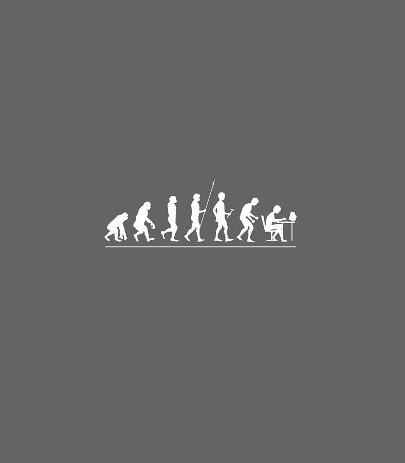 Evolution Nerd Nerdy Geek Computer Science Physics Digital Art by ...