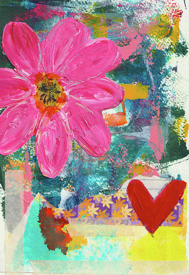 Evolving Spring Floral Art by Kathleen Tennant Mixed Media by Kathleen ...