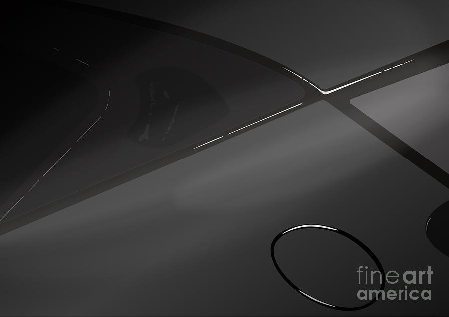 Evora X Design Great British Sports Cars - Grey Metallic Digital Art by Moospeed Art