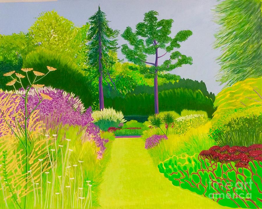 Summer Painting - Exbury Gardens, Summer by Janet Darley