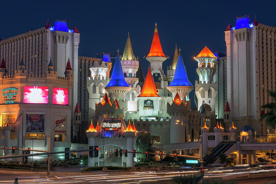 Excalibur Hotel and Casino Photograph by Alan Copson - Fine Art America