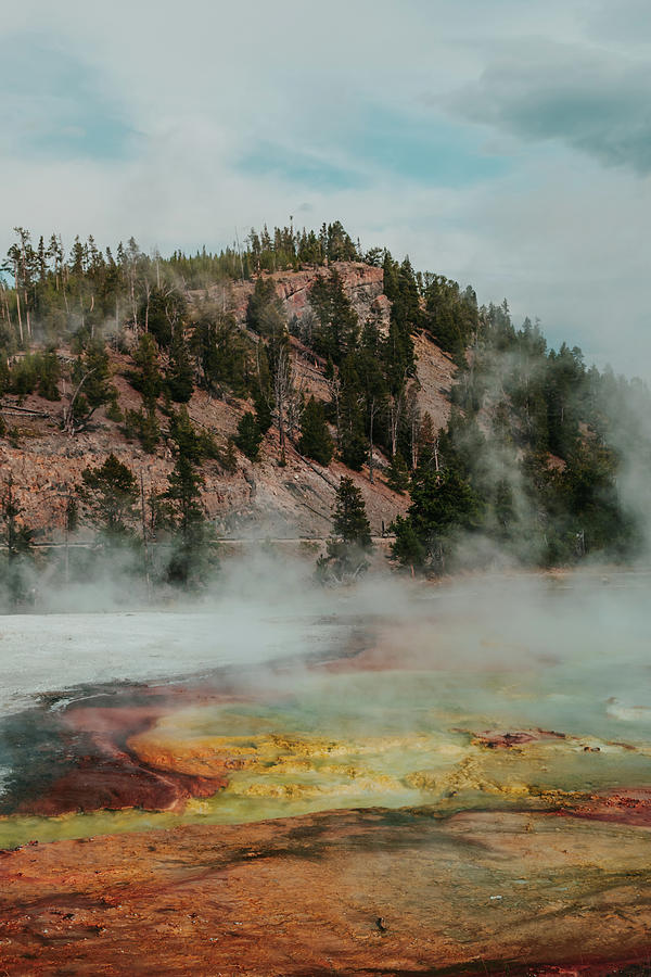 Yellowstone National Park Photograph - Excelsior Geyser by Bella B Photography