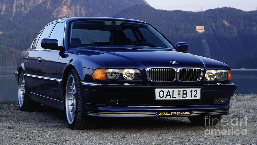 Exclusive germany modified premium sportcar blue BMW Alpina 7 Series ...