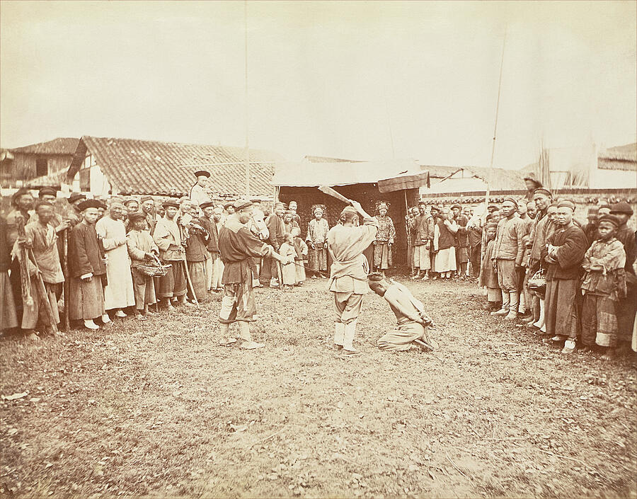 Execution Scene, Shangai, c1870 Photograph by William Saunders - Fine ...