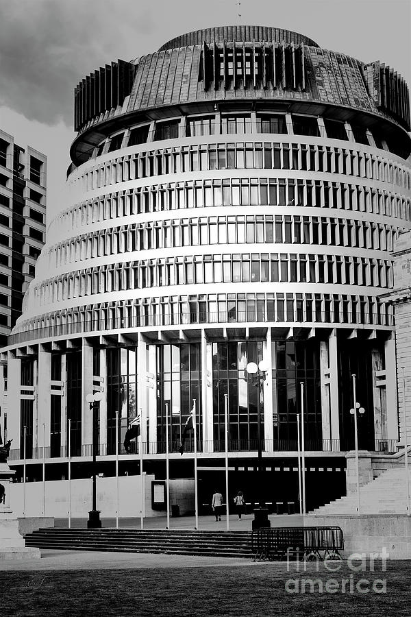 Executive Wing - aka Beehive - of Parliament Building, Wellington, New Zealand 2 Photograph by Elaine Teague