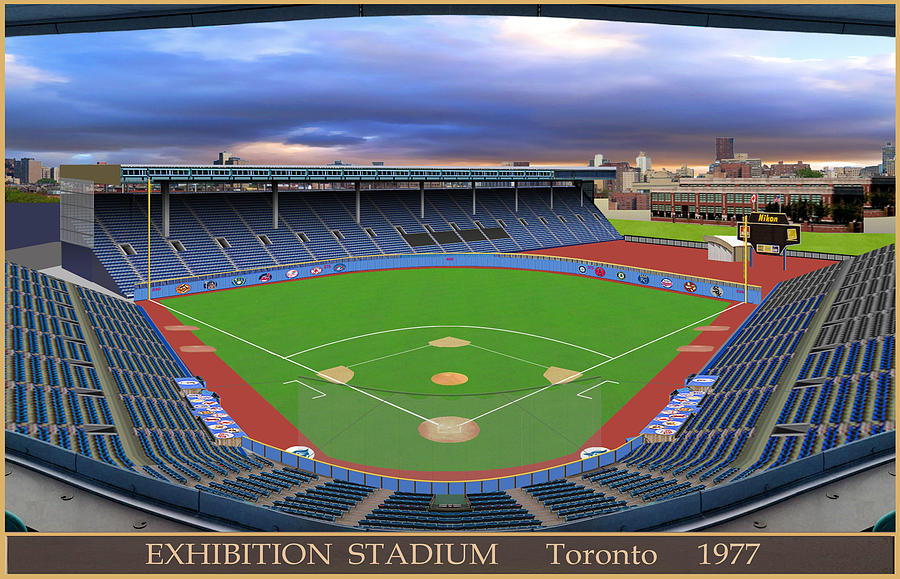 Exhibition Stadium 1977 Digital Art by Gary Grigsby