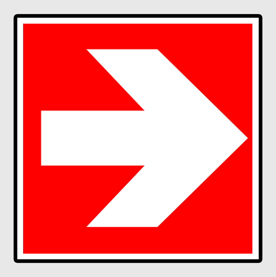 red previous arrow