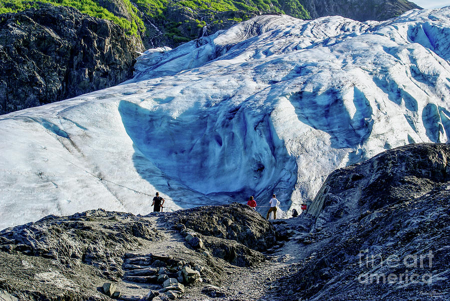 Exit Glacier Photograph by Jennifer White